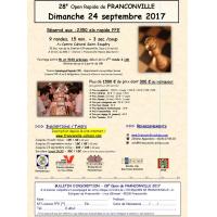 28e Open de Franconville (-2350) - Dimanche 24 septembre 2017