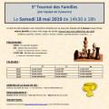 5e Tournoi des Familles - Samedi 18 mai 2019 (14h30-18h)