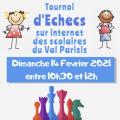 Tournoi par internet des Scolaires du Val Parisis - Dimanche 14 février 2021