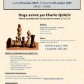 Stage échecs Jeunes de la Toussaint