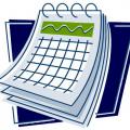 Calendrier des activités