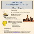 Fête du club le samedi 14 juin !!