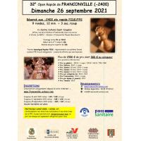 32e Open de Franconville Homologué Rapide FIDE/FFE (-2400 elo)