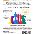 Tournoi Jeunes Isle Adam - Dimanche 10 avril 2022