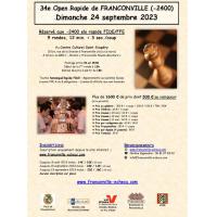34e Open de Franconville Homologué Rapide FIDE/FFE (-2400 elo)